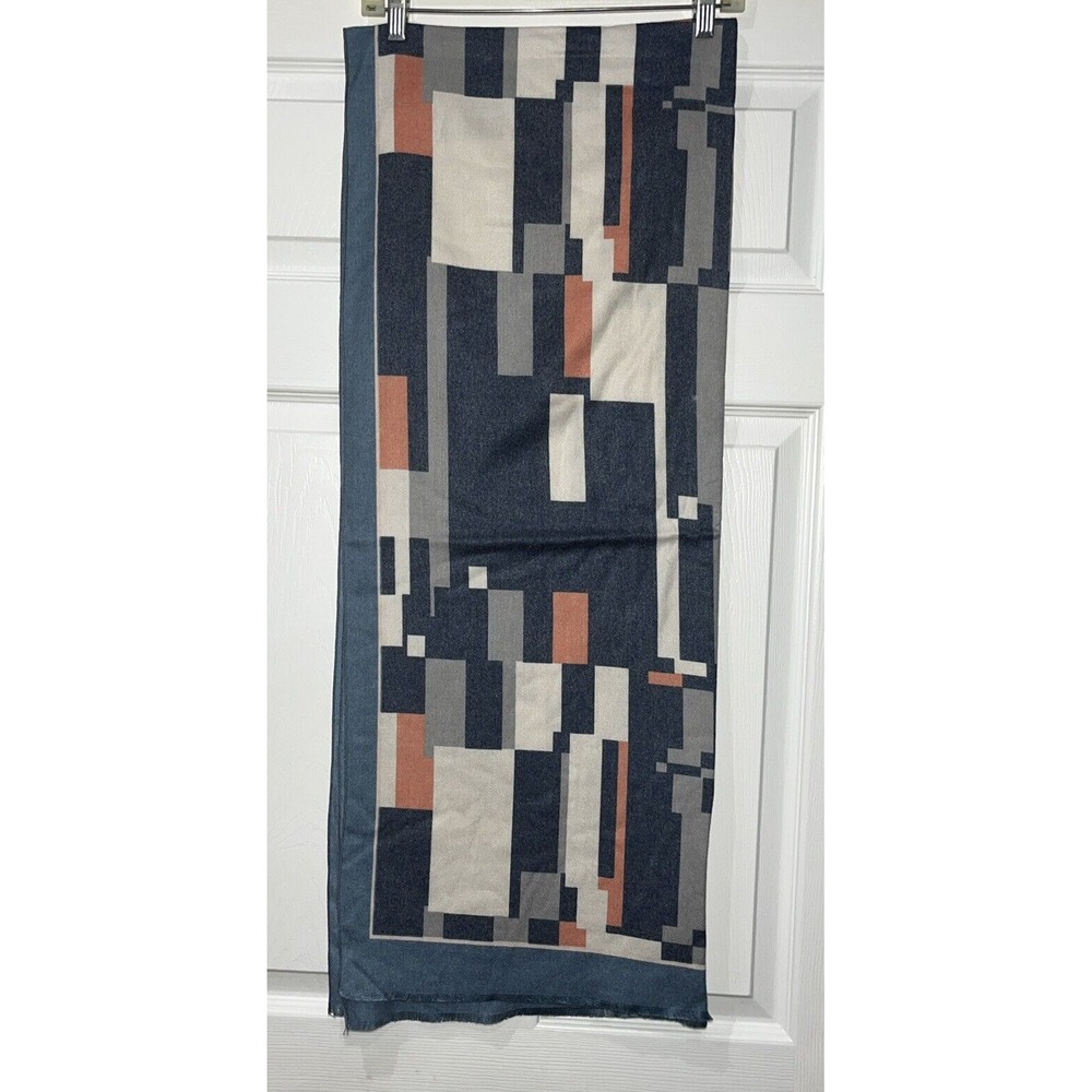 Stocking Stuffer Women's Scarf Multicolor 30x72 Perfect Holiday Gift - Picture 3 of 4